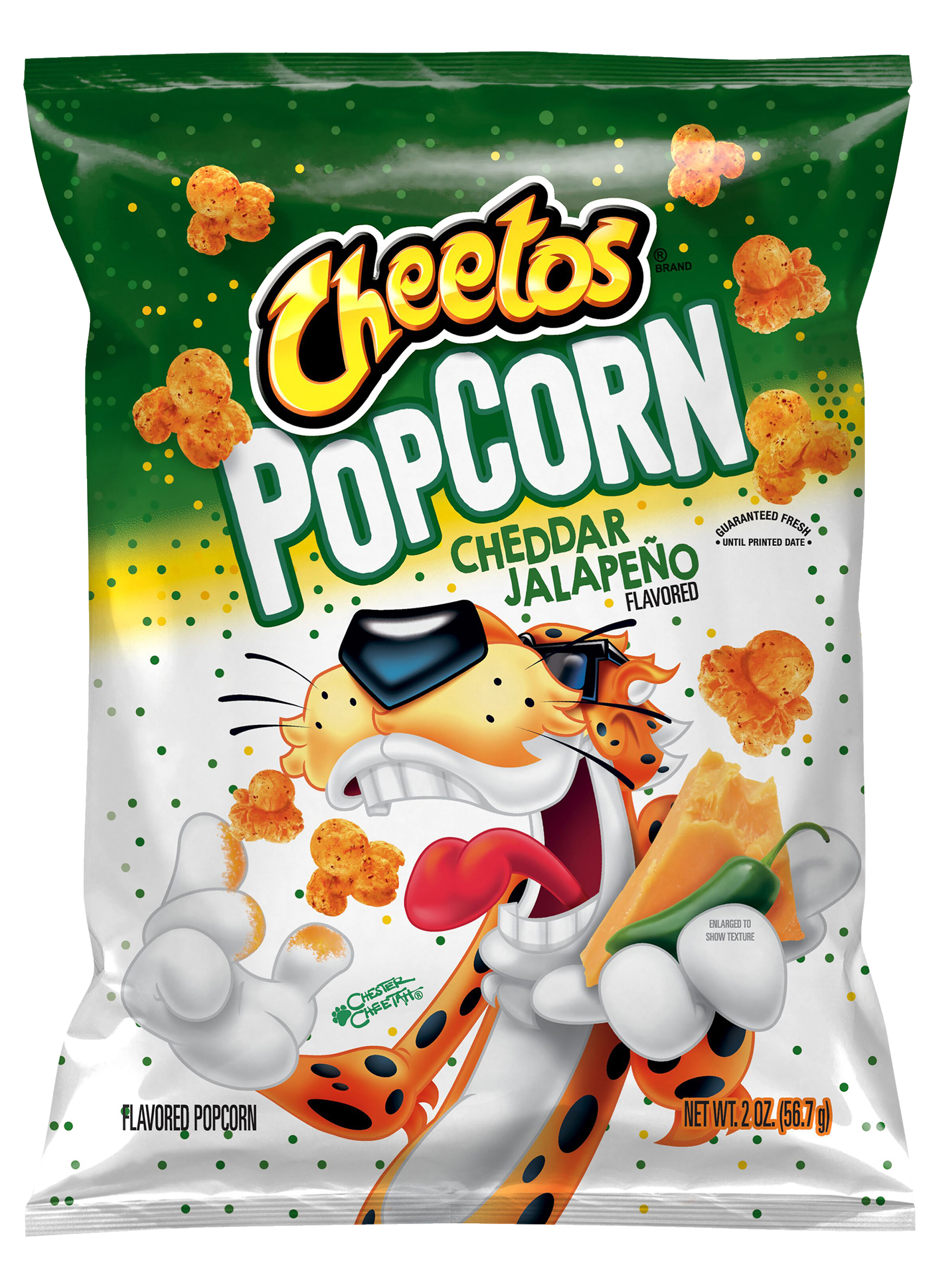 Order Cheetos Cheddar Jalapeno Popcorn 2oz food online from Chevron store, Los Angeles on bringmethat.com