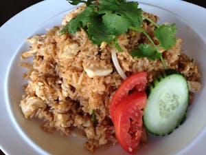 Order F8. Kao Pad Pad Thai food online from Thai Amarin store, Springfield Township on bringmethat.com