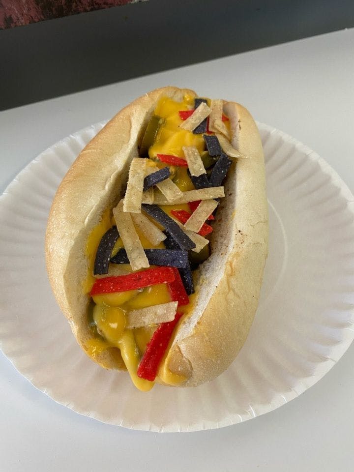 Order Nacho Dog - Hot Dog food online from Coccos Pizza store, Springfield on bringmethat.com