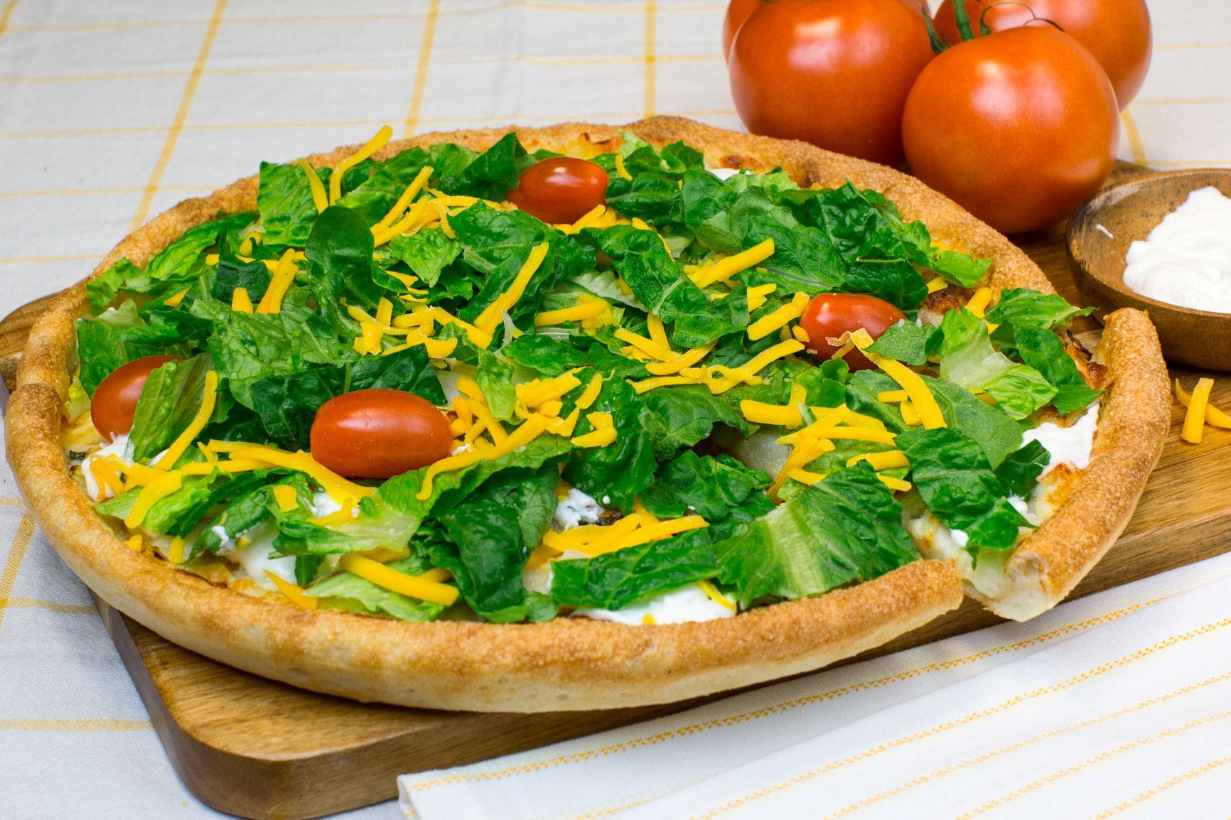 Order Super Taco Pizza - Personal 8" food online from Sarpino S Pizzeria Elmhurst store, Elmhurst on bringmethat.com