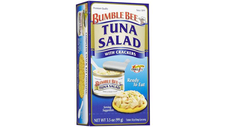 Order Bumble Bee Tuna Salad With Crackers 3.5 oz food online from Valero Food Mart store, Murrayville on bringmethat.com