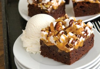 Order Rocky Road Brownies food online from Cheesecake Royale Bakery store, Dallas on bringmethat.com