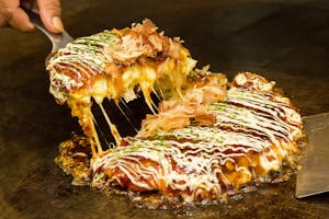 Order Japanese Pizza (Okonomiyaki) food online from Chef Q store, Portland on bringmethat.com