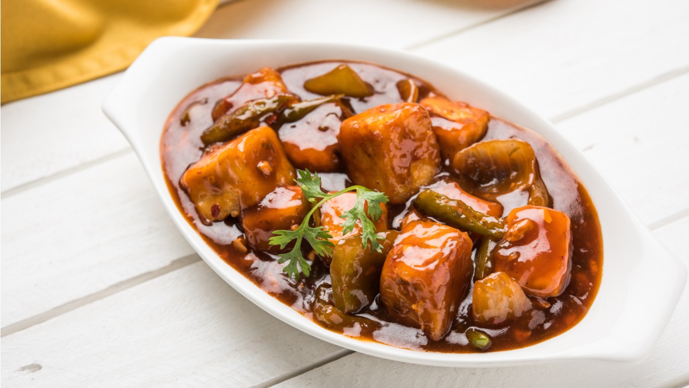 Order TC's Special Chilly Paneer food online from Tikka Cravings store, Newark on bringmethat.com