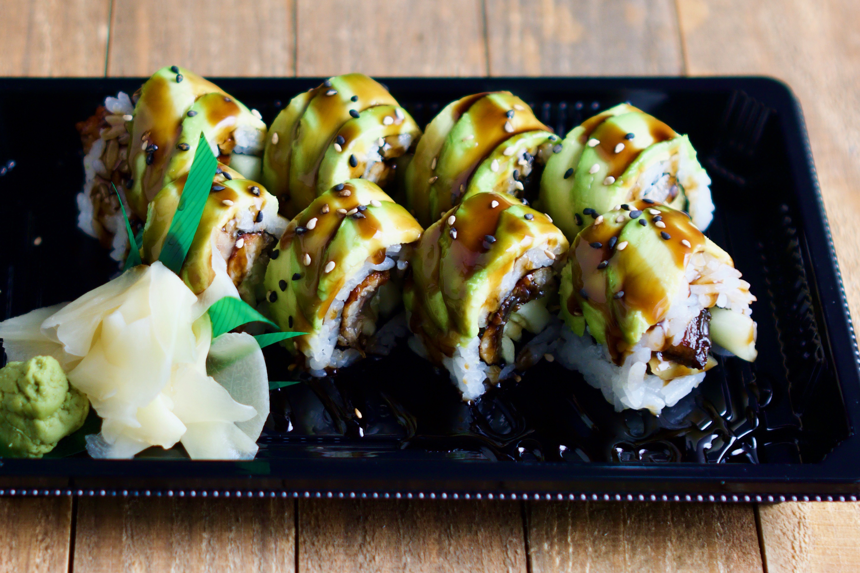 Order Caterpillar Roll food online from Khao Thai & Sushi store, Scottsdale on bringmethat.com