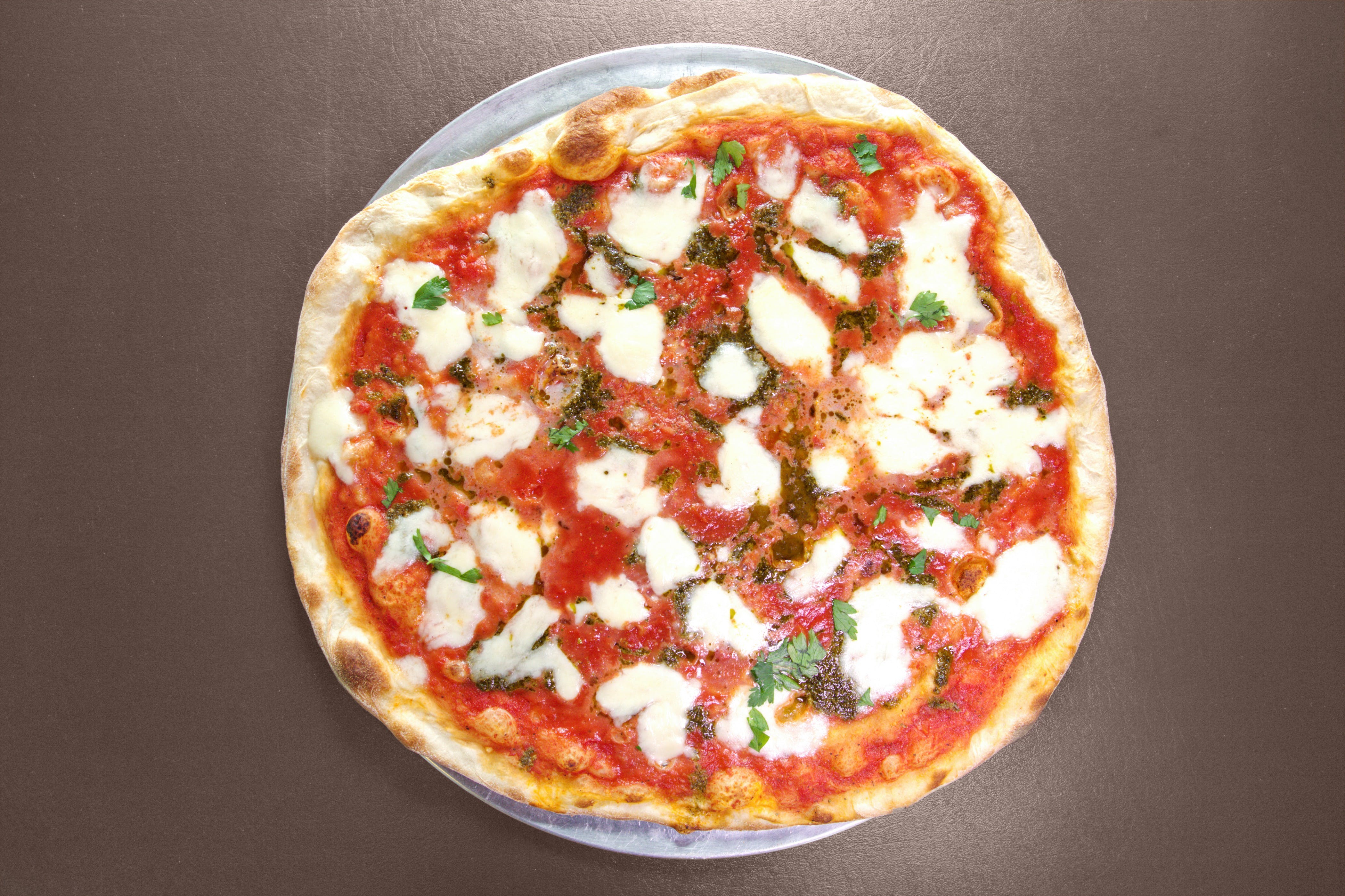 Order Margarita Pizza - Small 12" food online from King Pizza store, Fogelsville on bringmethat.com