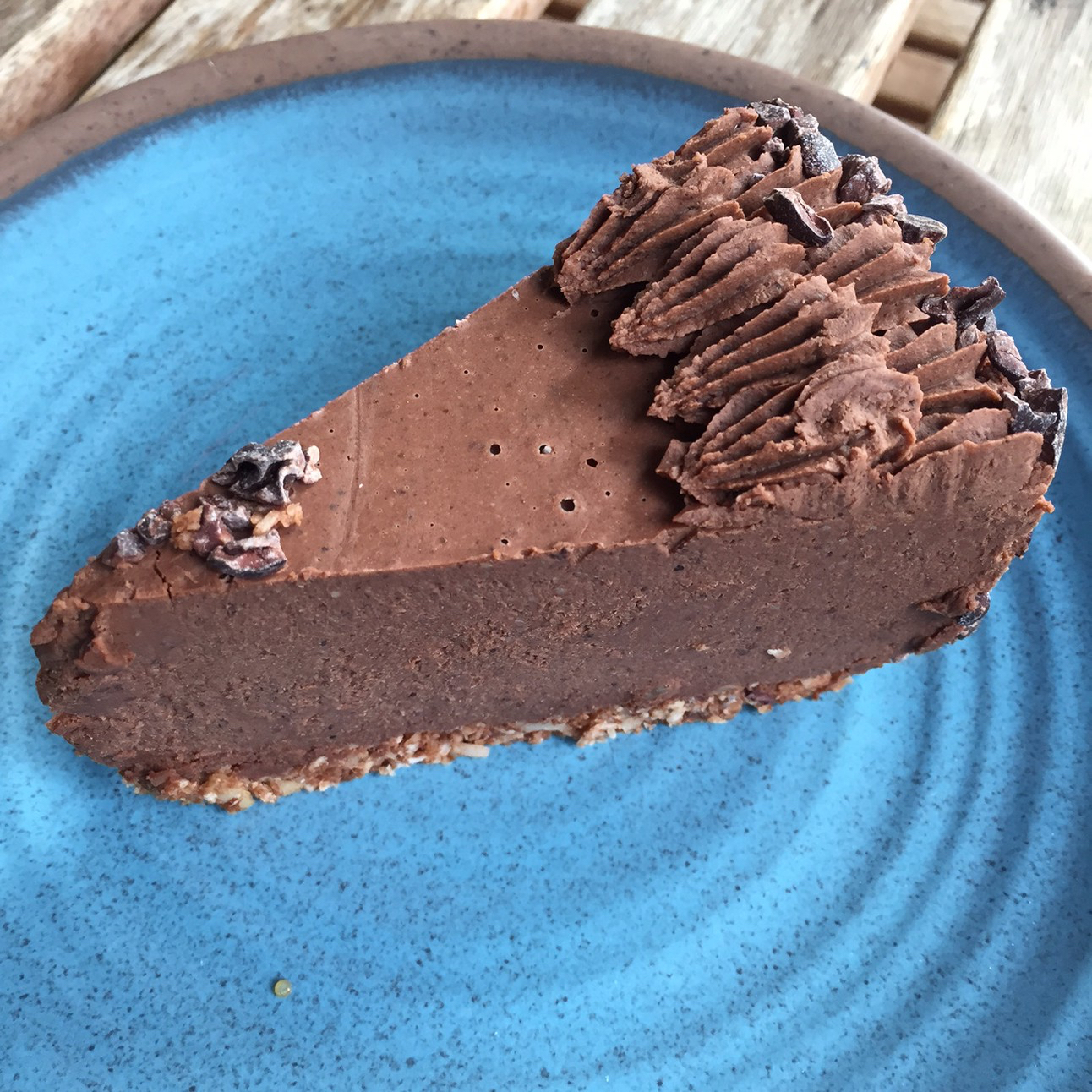 Order Chocolate Mousse Torte (GF) food online from Razzis Pizzeria store, Seattle on bringmethat.com