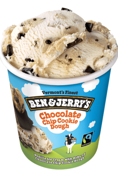Order Ben & Jerry's Chocolate Chip Cookie Dough Pint food online from Friends Snacks store, San Francisco on bringmethat.com