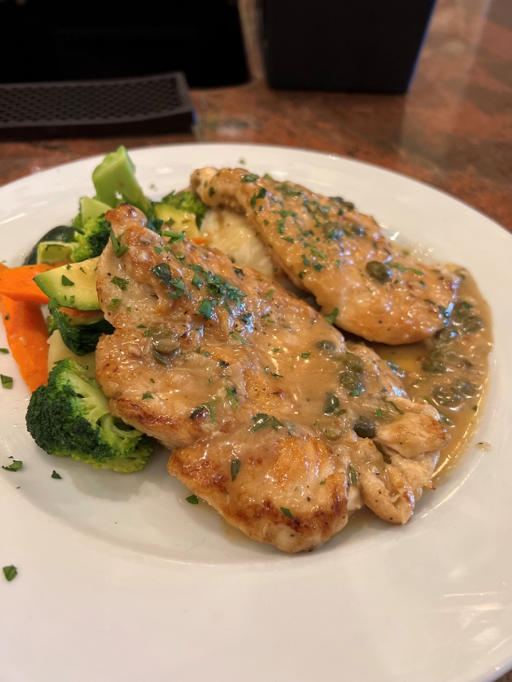 Order Chicken Piccata food online from Roma store, Menlo Park on bringmethat.com
