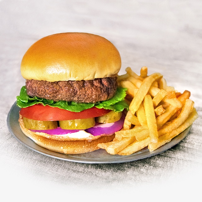 Order Half Pound Steak Burger food online from Hurricane Grill & Wings store, Lindenhurst on bringmethat.com