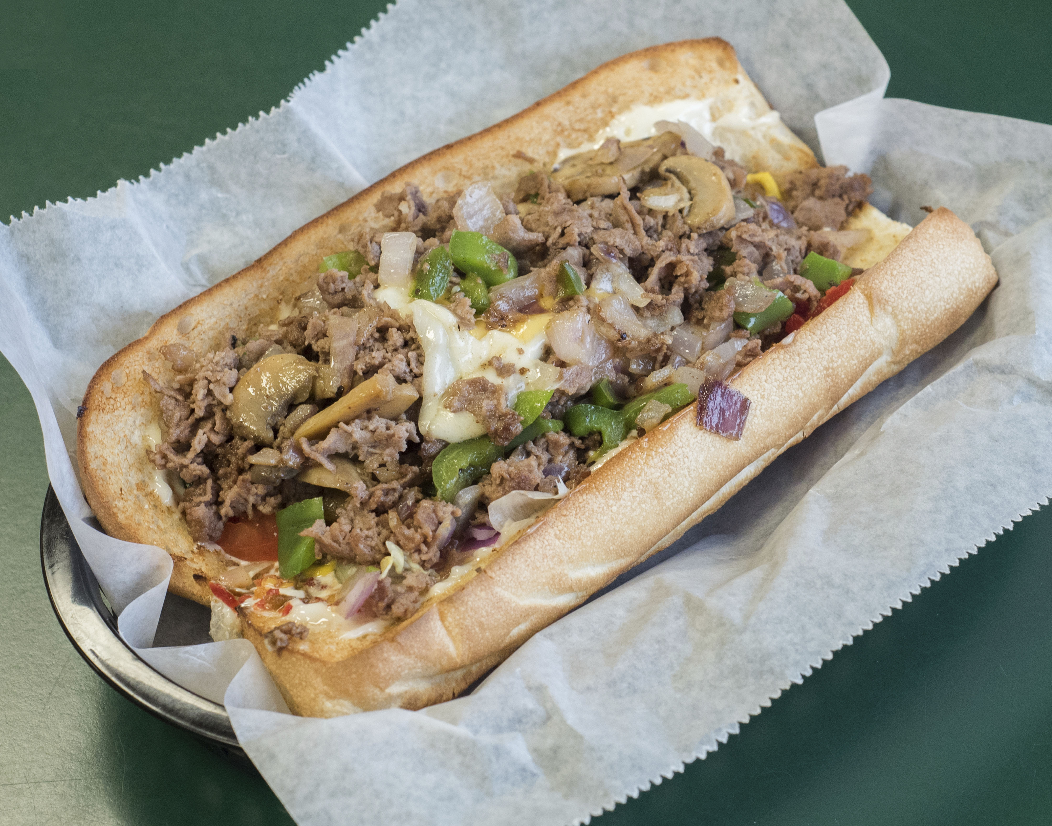 Order Chicken Cheesesteak Sub food online from Perry's Pizzeria store, Middle River on bringmethat.com