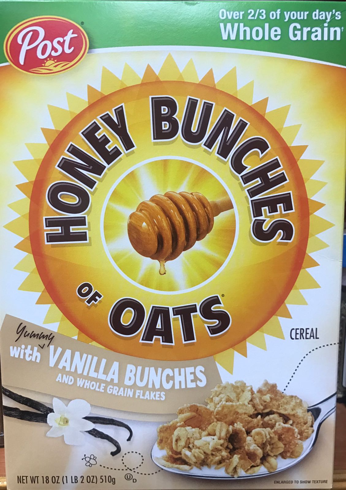 Order Post honey bunches of oats w/vanilla bunches (grocery) food online from Crescent Gourmet store, Astoria on bringmethat.com