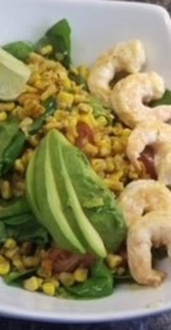 Order Cajun Shrimp Salad* food online from The Couch Tomato Cafe store, Philadelphia on bringmethat.com