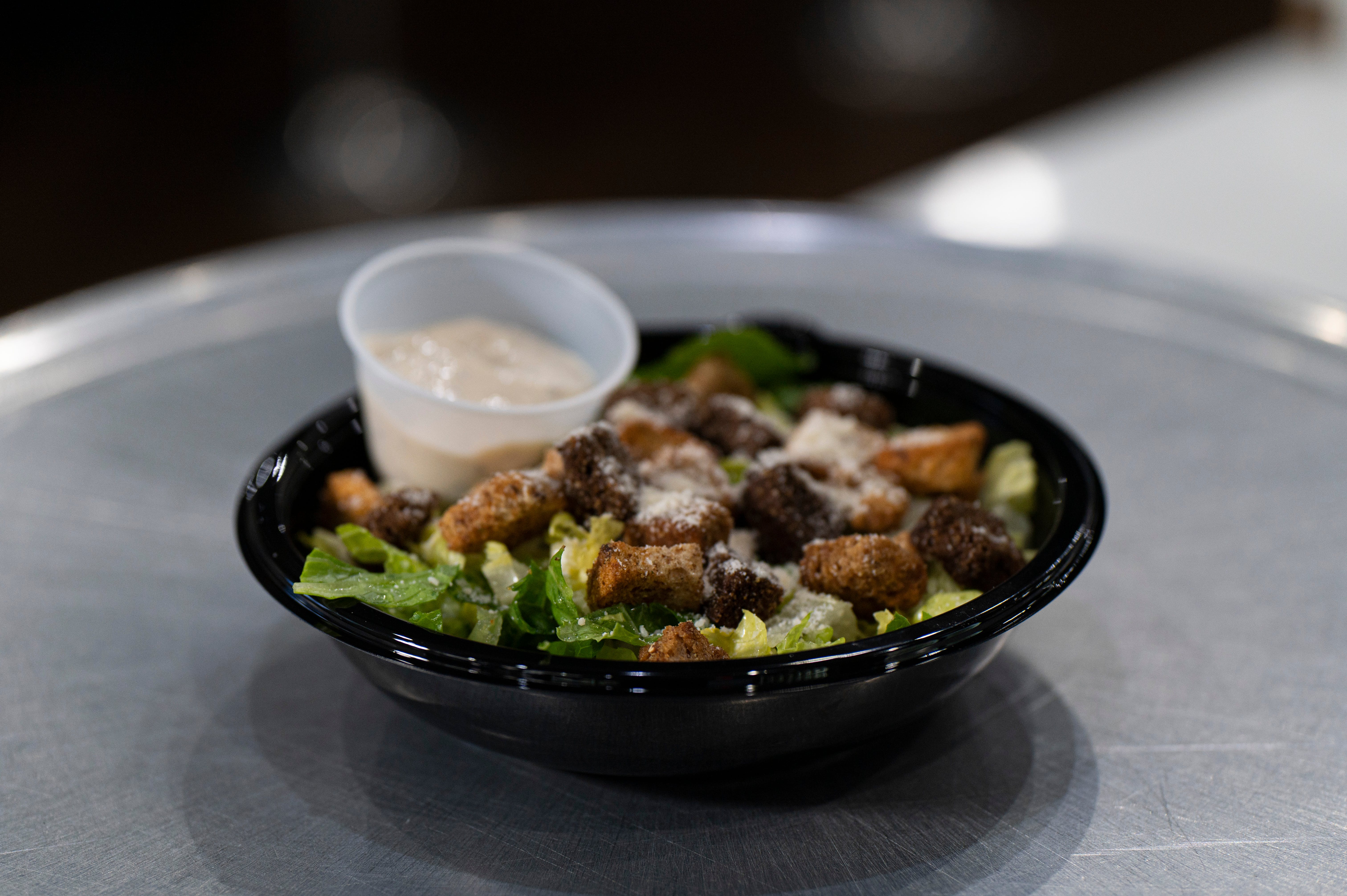 Order Caesar Salad - Salad food online from Brick 3 Pizza store, Milwaukee on bringmethat.com
