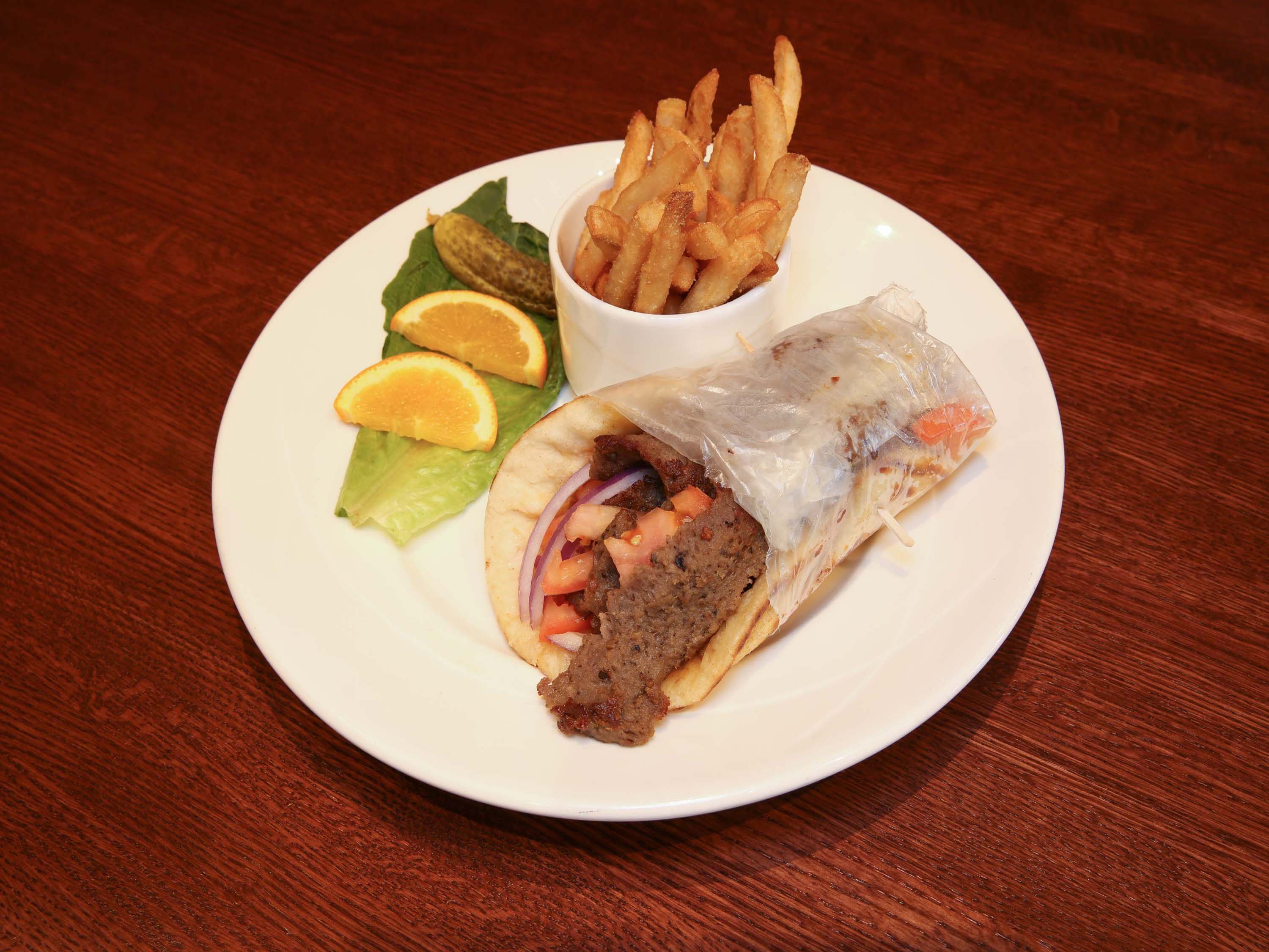 Order Gyros Sandwich food online from Yiayia Cafe store, Hinsdale on bringmethat.com