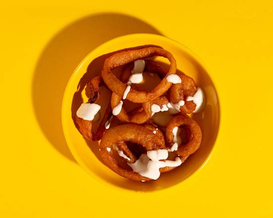 Order Fried Onion Rings food online from Greasy Goods store, Albuquerque on bringmethat.com