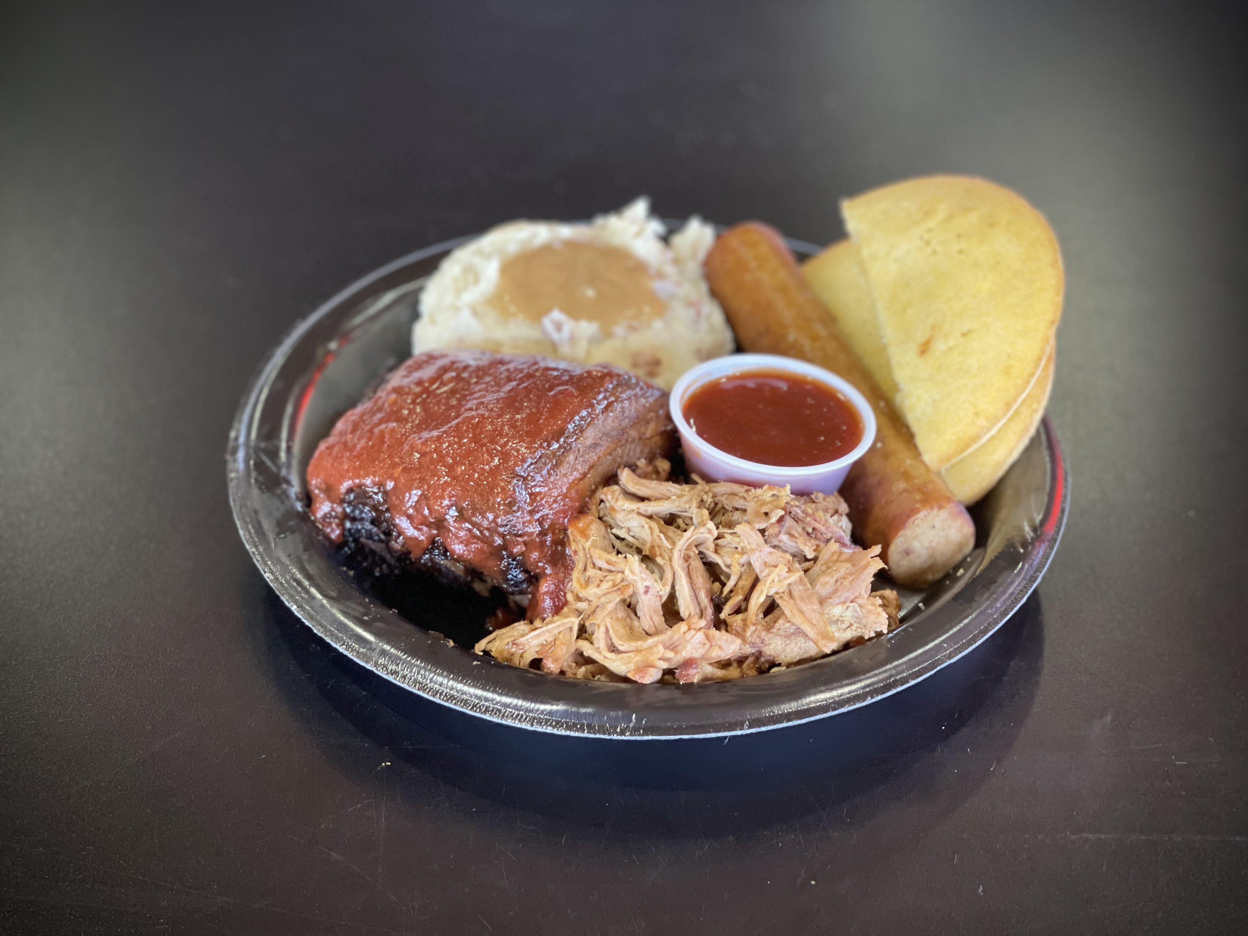 Order 3 Meat Meal food online from Hog Wild BBQ store, Holland on bringmethat.com