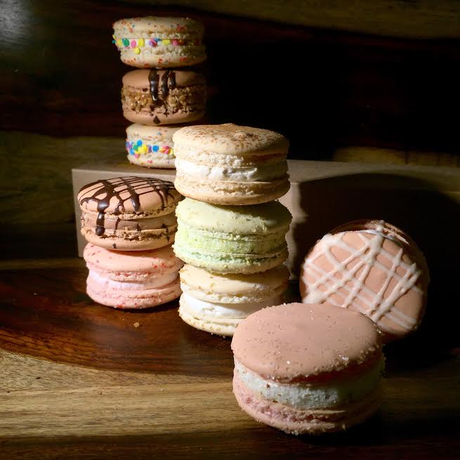 Order Box of 10 French Macarons food online from The Yellow Leaf Cupcake Co store, Seattle on bringmethat.com