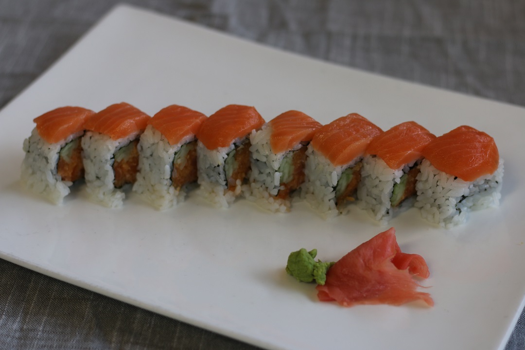 Order Salmon Lover Roll food online from Ling Sushi store, Topeka on bringmethat.com