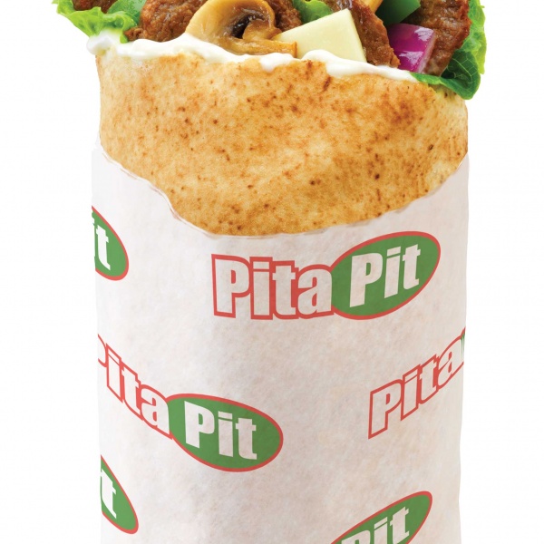 Order Philly Steak Pita food online from Pita Pit store, San Diego on bringmethat.com