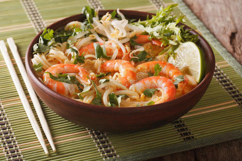 Order N2. Jumbo Shrimp Noodle Soup food online from Mr. Rice store, Rahway on bringmethat.com