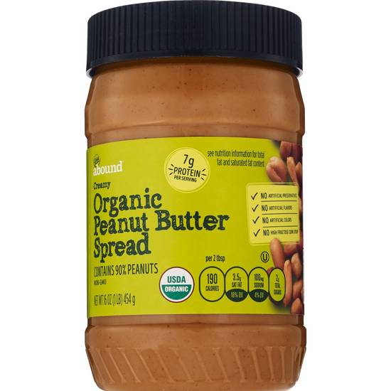 Order Gold Emblem Abound Creamy Organic Peanut Butter Spread, 16 OZ food online from Cvs store, MISSION VIEJO on bringmethat.com