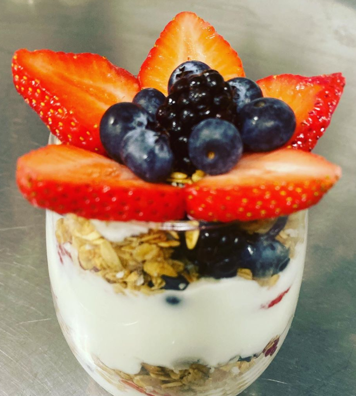 Order BERRY PARFAIT food online from Market Street Grill store, West Chester on bringmethat.com