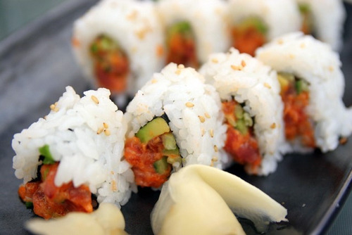 Order Spicy Tuna Roll food online from Ohya Sushi, Korean Kitchen store, Glendale on bringmethat.com