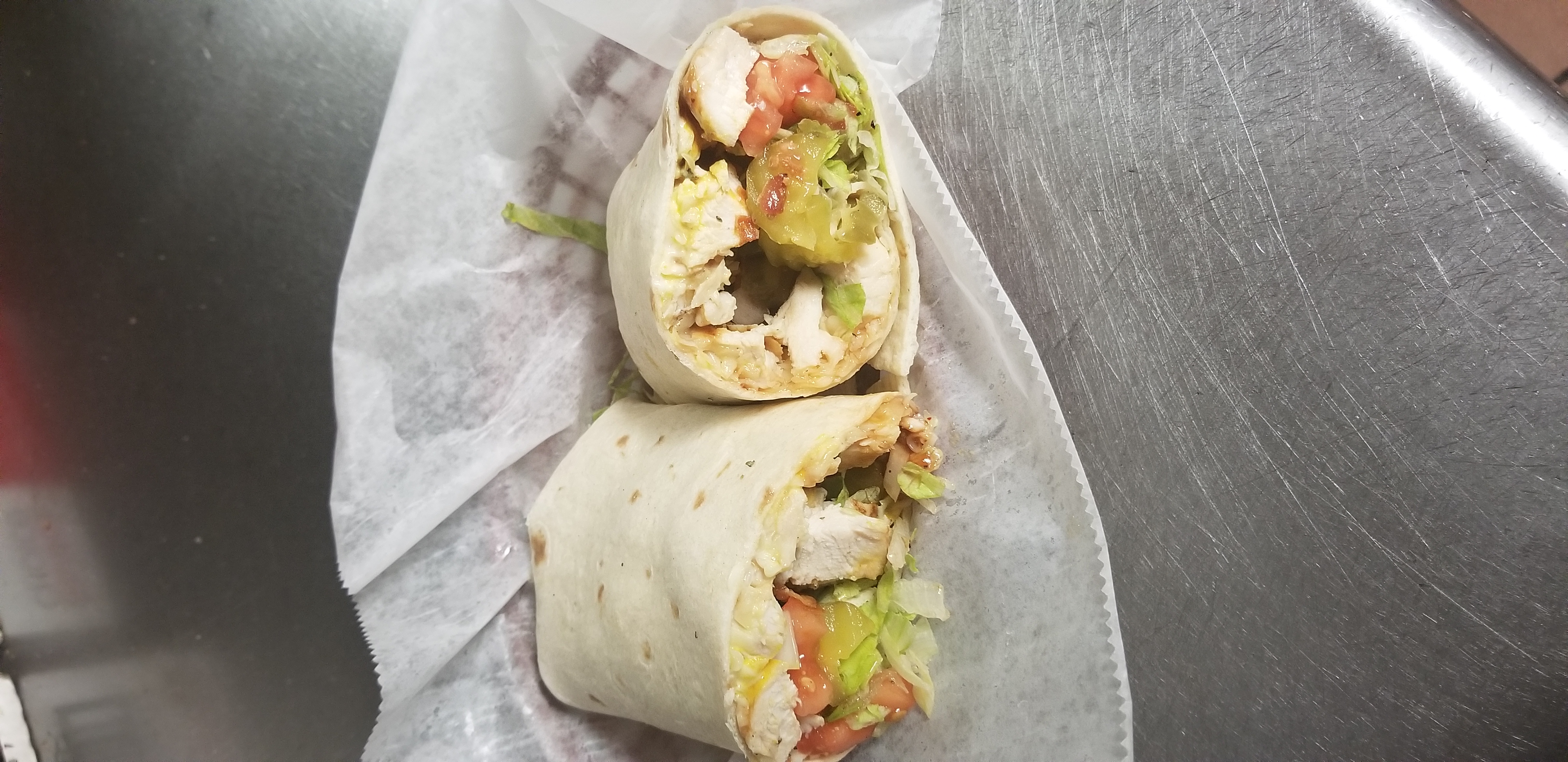 Order Grilled Chicken and Cheese Wrap food online from Sugar Bowl store, Millersville on bringmethat.com