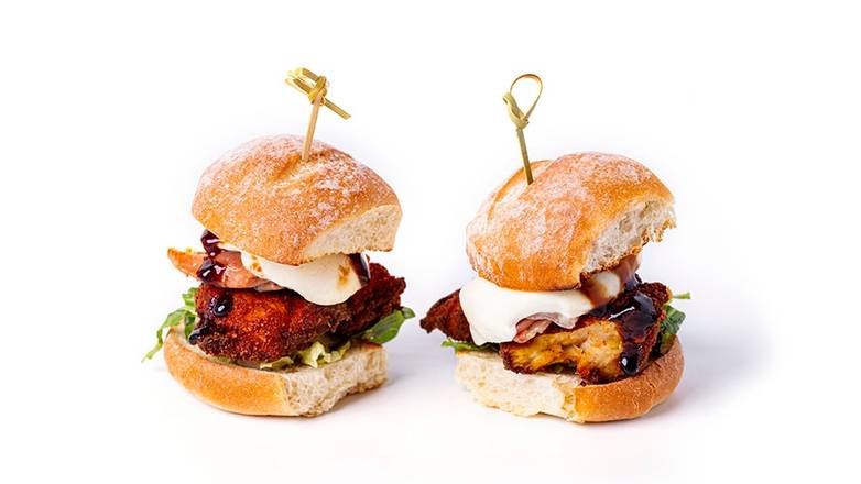 Order *Chicken Milanese Sliders* food online from Tap Room store, Patchogue on bringmethat.com