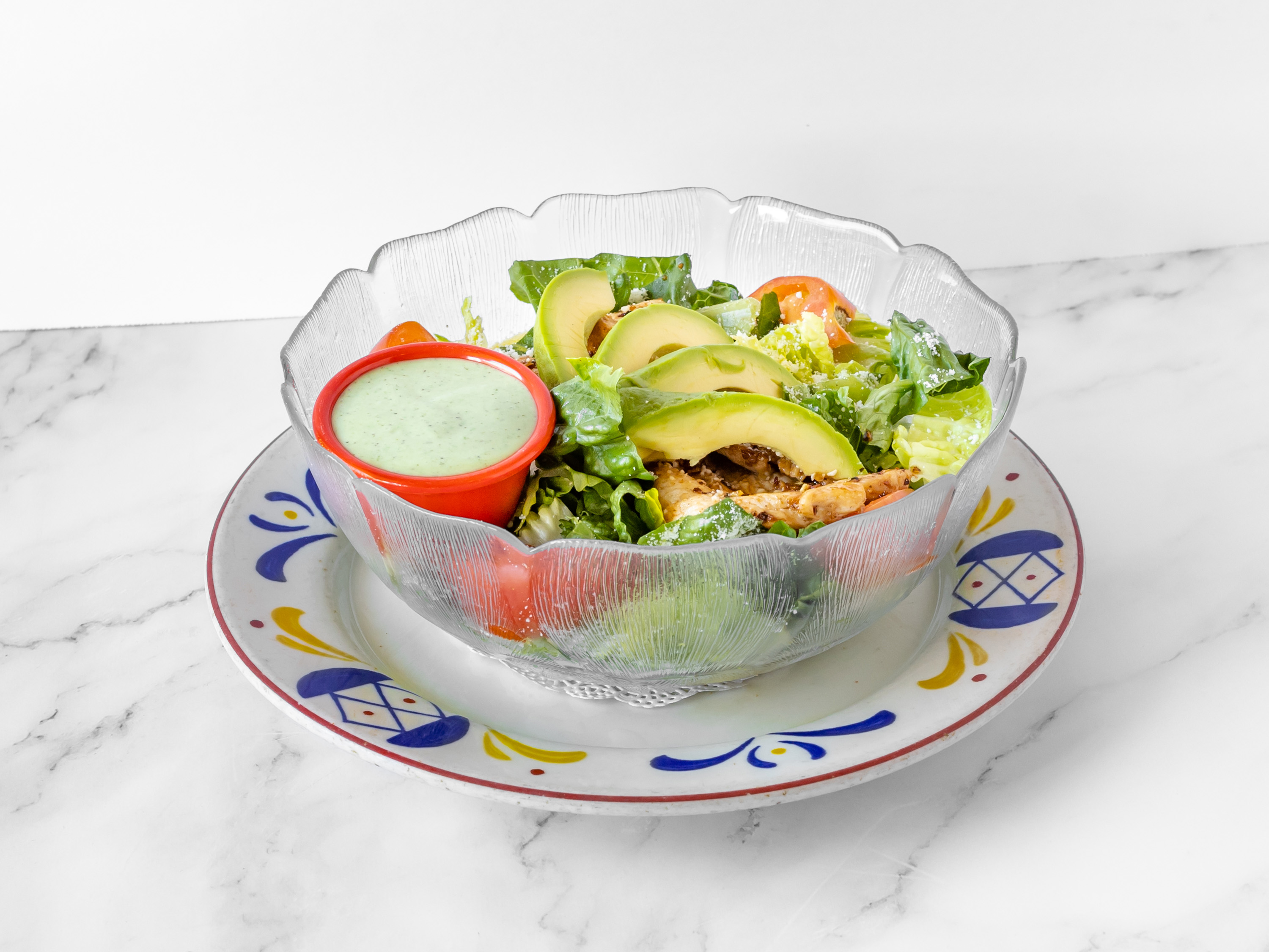 Order Chicken Caesar Salad food online from Money Pancho Camarillo store, Camarillo on bringmethat.com