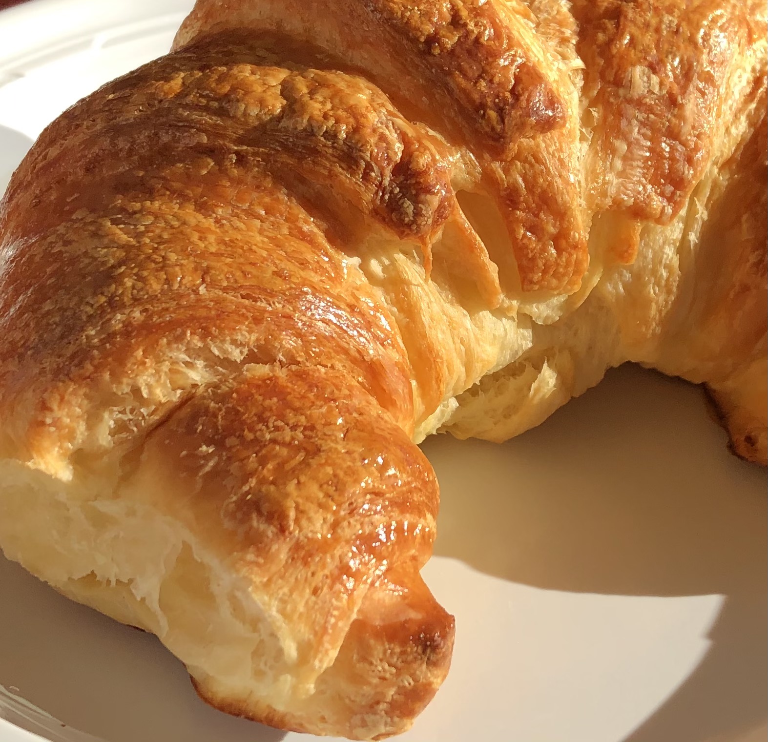 Order Plain Croissant food online from Bagels and brew store, Astoria on bringmethat.com