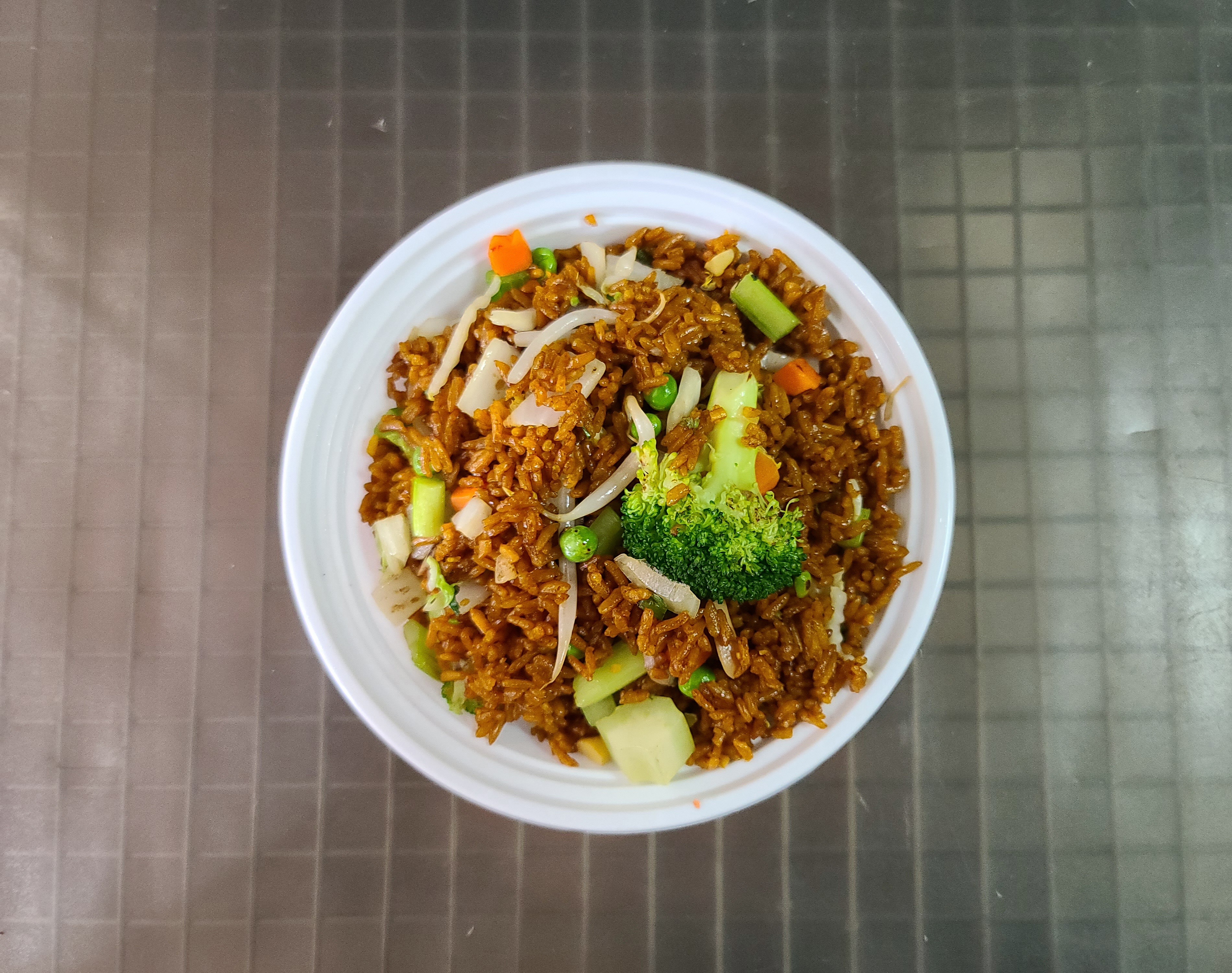Order (Sm.) Vegetable Fried Rice food online from China King store, Florissant on bringmethat.com