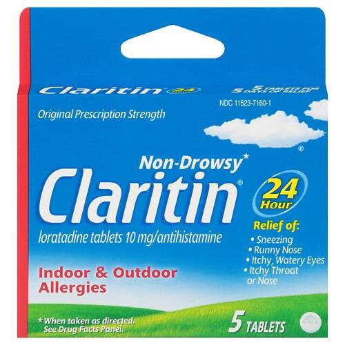 Order Claritin 24 Hour Allergy Tablets - 5.0 ea food online from Walgreens store, Plainfield on bringmethat.com