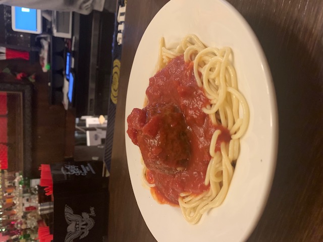 Order Jr. Spaghetti with Meatball food online from Lido Restaurant store, Hackensack on bringmethat.com