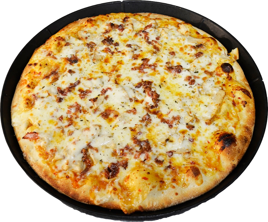 Order 10" Kickin Chicken & Bacon food online from Davinci Pizza store, Frankfort on bringmethat.com