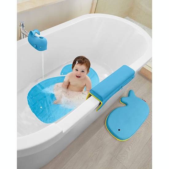 Order SKIP*HOP® Moby® 4-Piece Bath Time Essentials Kit in Blue food online from Bed Bath & Beyond store, Lancaster on bringmethat.com