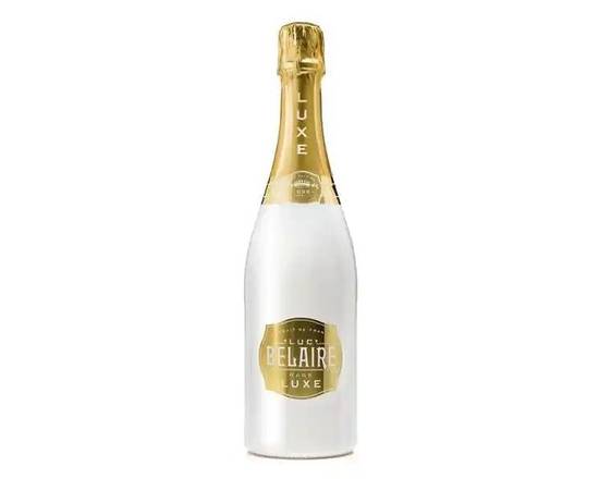 Order LUC BELAIRE RARE LUXE, 750mL champagne (12.5% ABV) food online from Tenderloin Liquor store, San Francisco on bringmethat.com