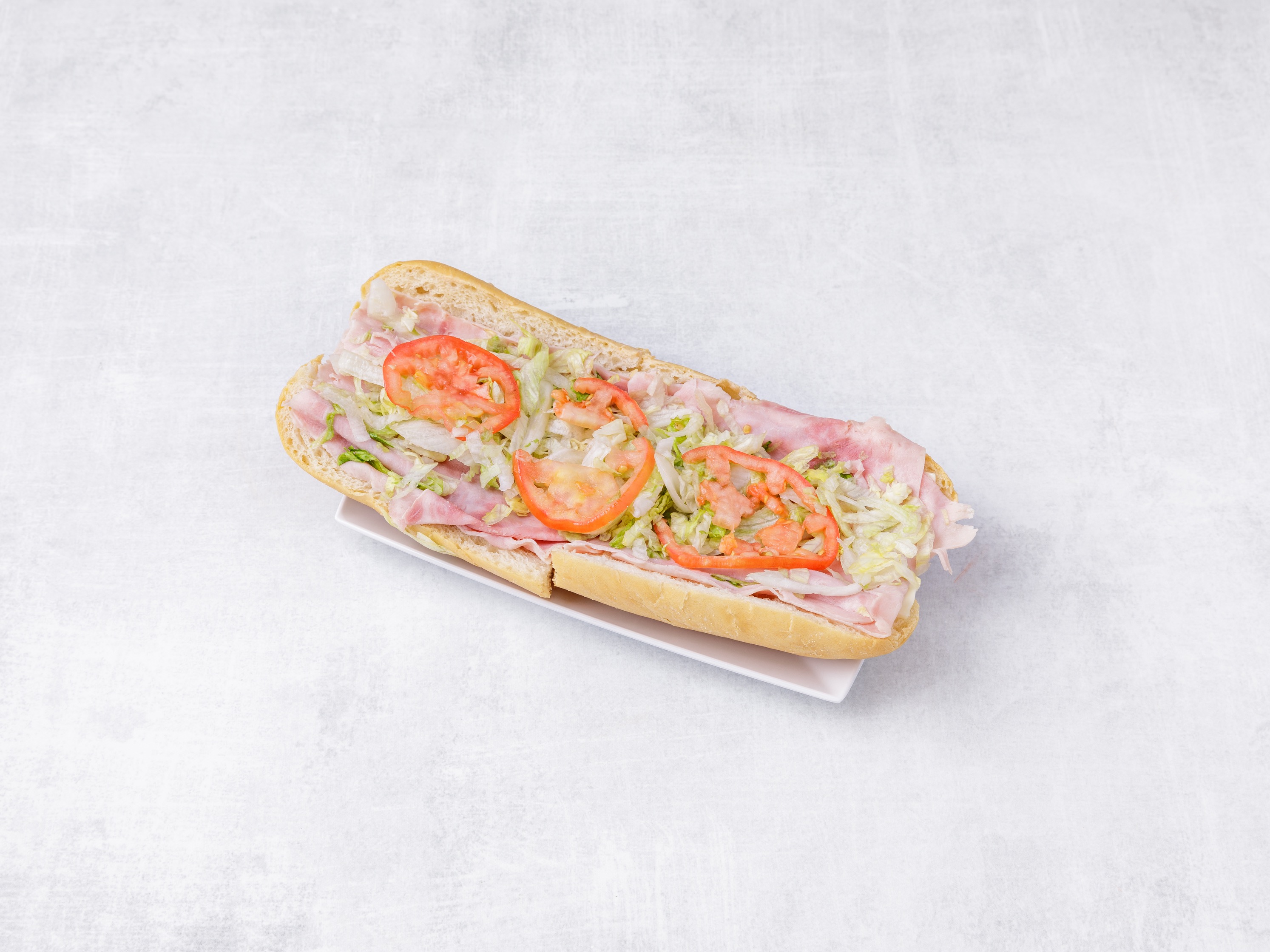 Order Ham and Cheese Cold Sub food online from Big John Pizza Queen store, Vineland on bringmethat.com