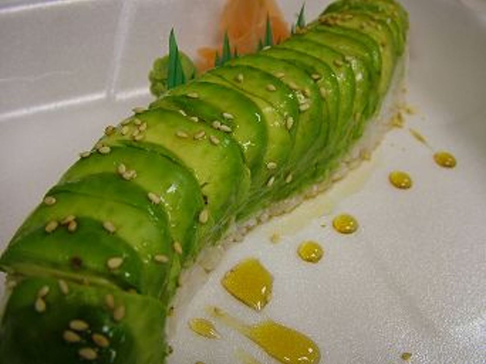 Order Caterpillar Roll (10pc) food online from Tiger Asian Bowl store, Allen on bringmethat.com