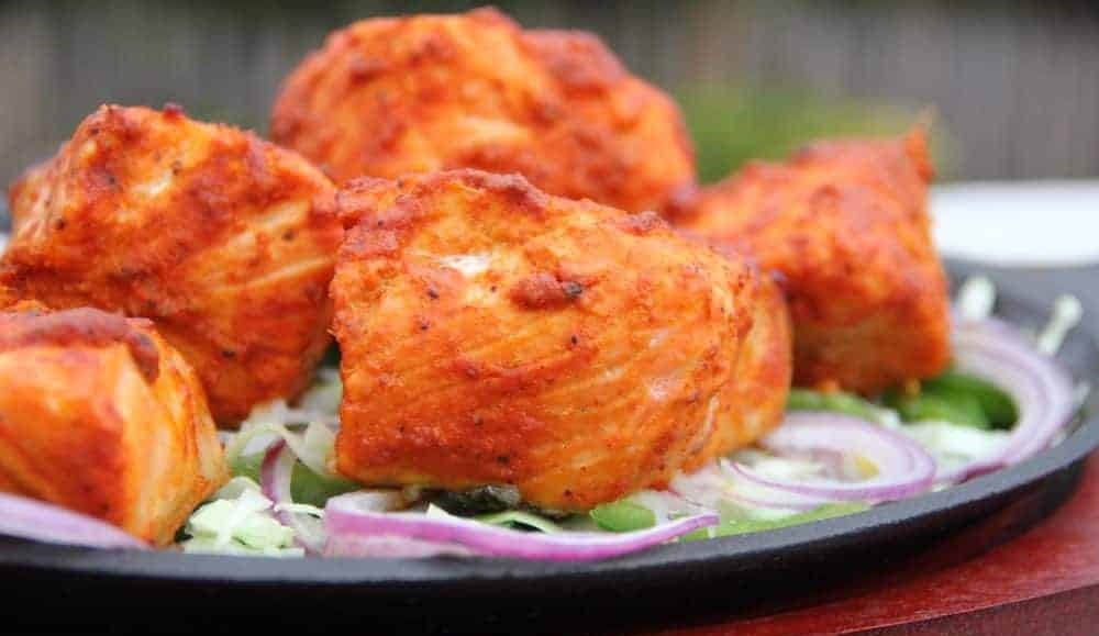 Order Tandoori Salmon food online from India Oven store, Roseville on bringmethat.com
