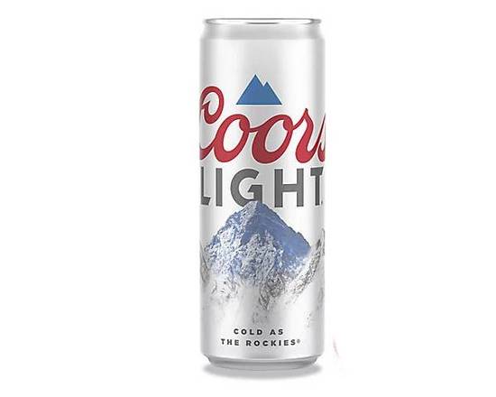 Order Coors Light Beer American Style Light Lager 4.2% ABV Can - 24 Fl. Oz. food online from Pit Stop Liquor Mart store, El Monte on bringmethat.com
