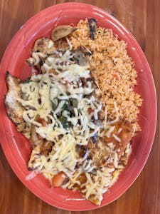 Order Pollo Monterrey food online from Panchos Mexican Restaurant store, Campbellsville on bringmethat.com