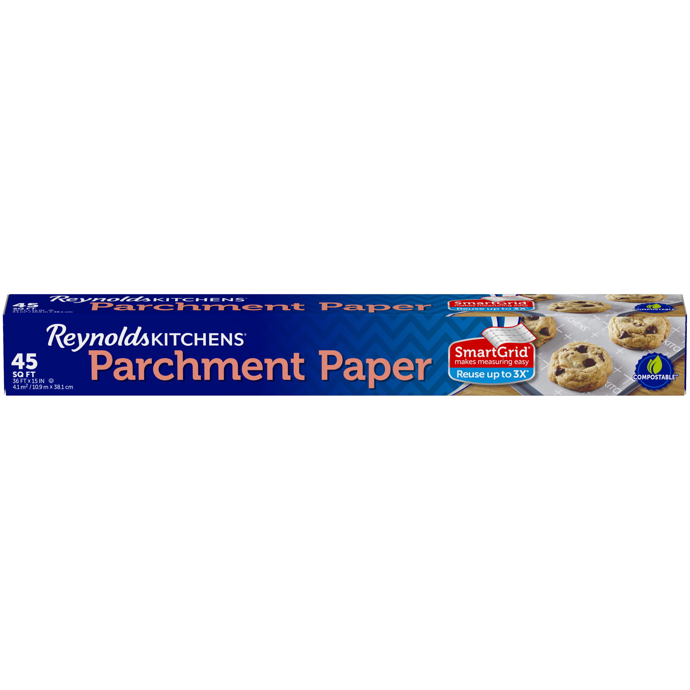 Order Reynolds Kitchens Parchment Paper Roll with SmartGrid, 15 in x 45 sq ft food online from Rite Aid store, ELMIRA on bringmethat.com