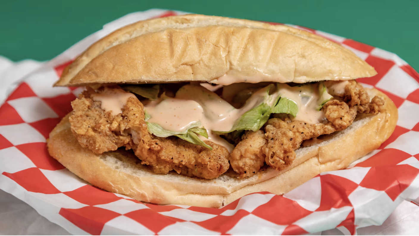 Order 8’’ Fried Chicken Sandwich  food online from Chick-N Grille store, Pittsburgh on bringmethat.com