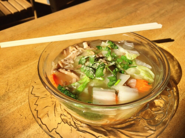 Order Wonton Soup food online from Vulcan Cafe store, Oakland on bringmethat.com