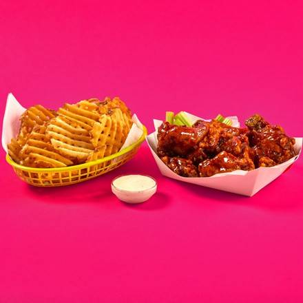 Order 6 pc. Wing Combo food online from Rebel Wings store, Chicago on bringmethat.com