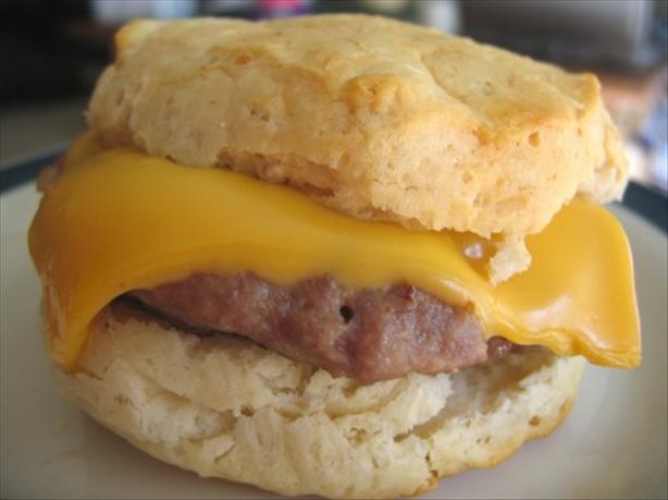 Order Sausage and Cheese Biscuit food online from Malenee Donuts store, La Porte on bringmethat.com