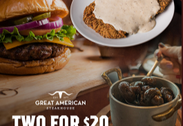 Order Special 2nd food online from Great American Steakhouse store, Anthony on bringmethat.com