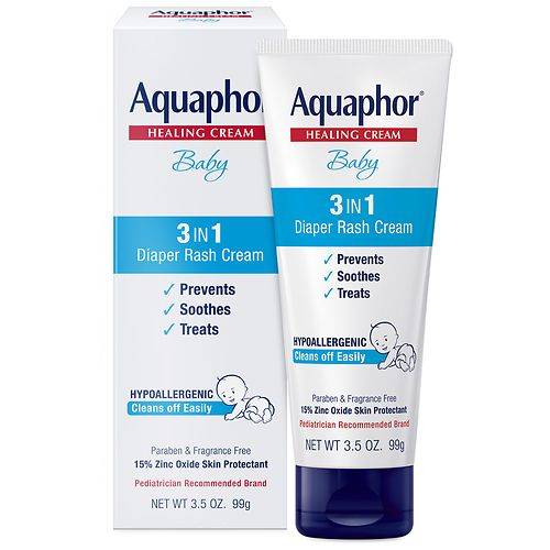 Order Aquaphor 3-in-1 Diaper Rash Cream - 3.5 oz food online from Walgreens store, SENECA on bringmethat.com